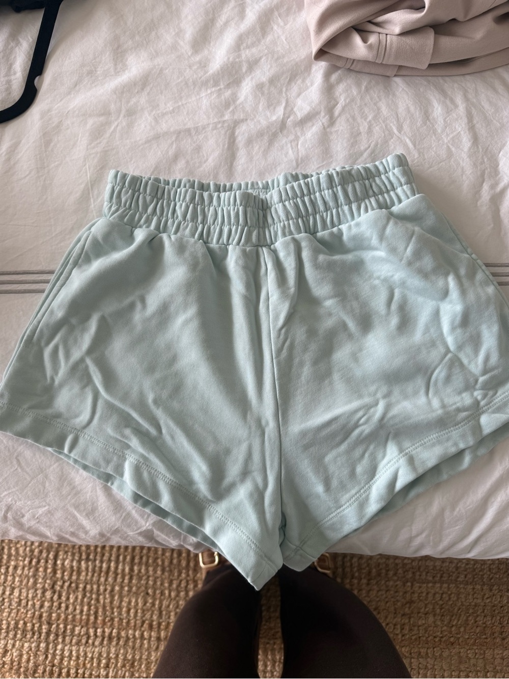 Daily Drills Sweat Shorts in Lake Color! - Picture 2 of 6